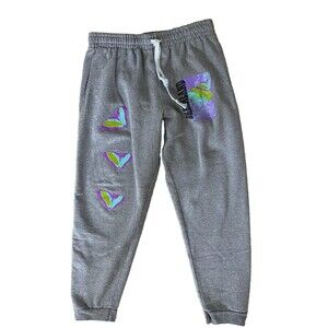 Bowery Supply Company Jogger Gray Fleece Dreamland Pockets Size‎ XL